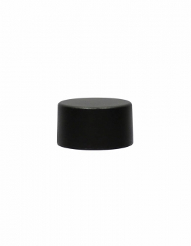 Alu-Kunststoff-Schraubdeckel schwarz glatt PP31,5