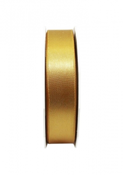 Satinband gold dunkel 25mm breit, 25m
